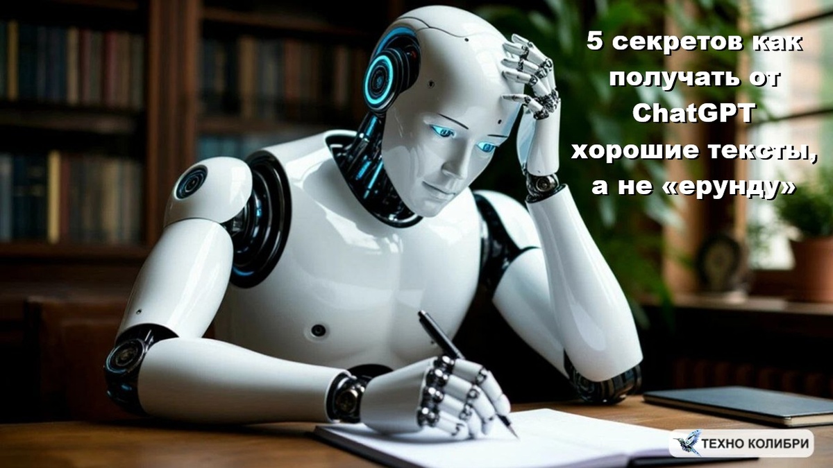 Как написать текст для поста, сценарий или другой контент (не статью). 5 секретов правильно создавать запросы (промпты) ChatGPT.