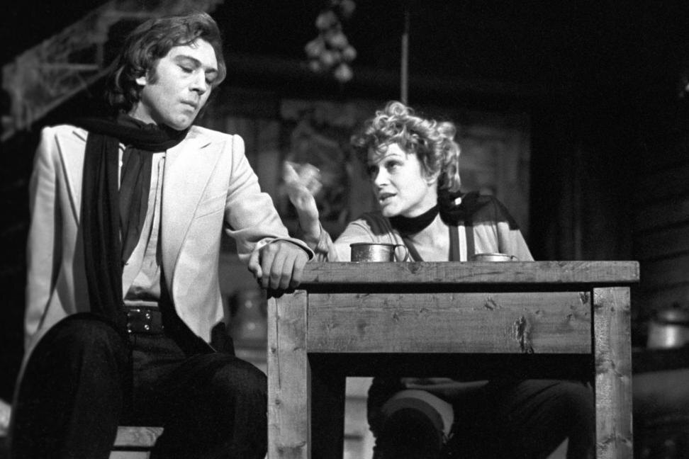 С Геннадием Бортниковым в спектакле "Царствие земное", 1978 год
© Михаил Строков/ ТАСС