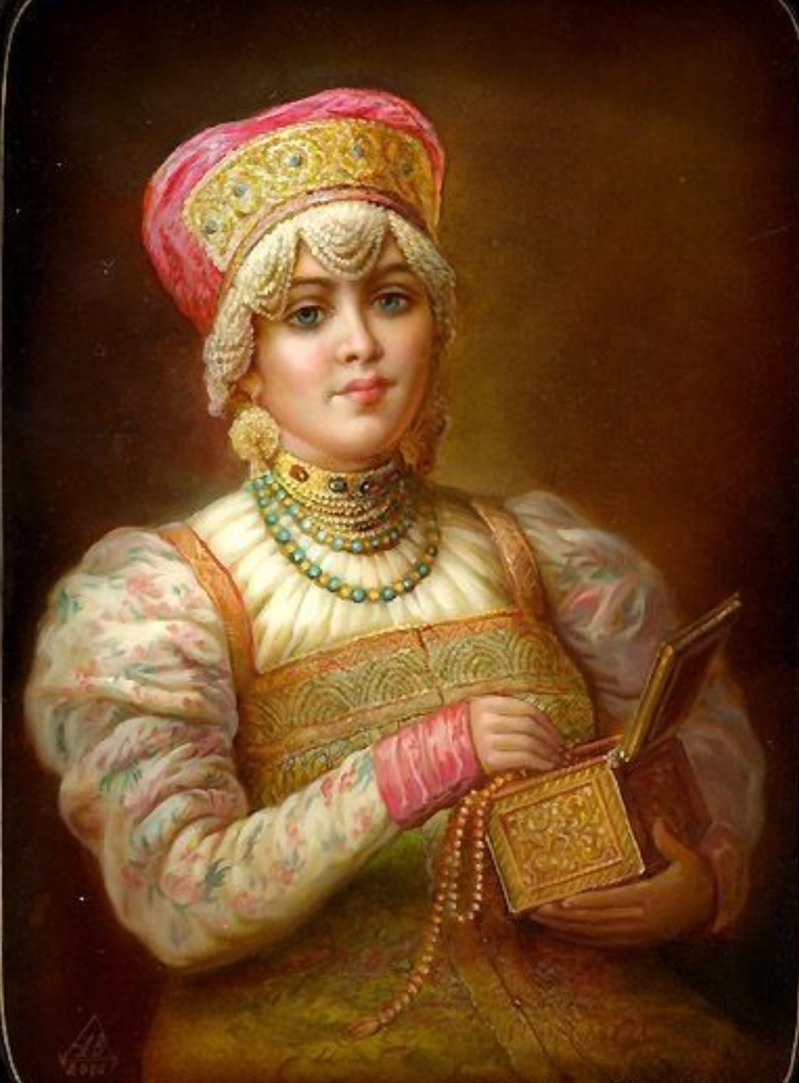 Картинка с сайта пинтерест. Дочь купца