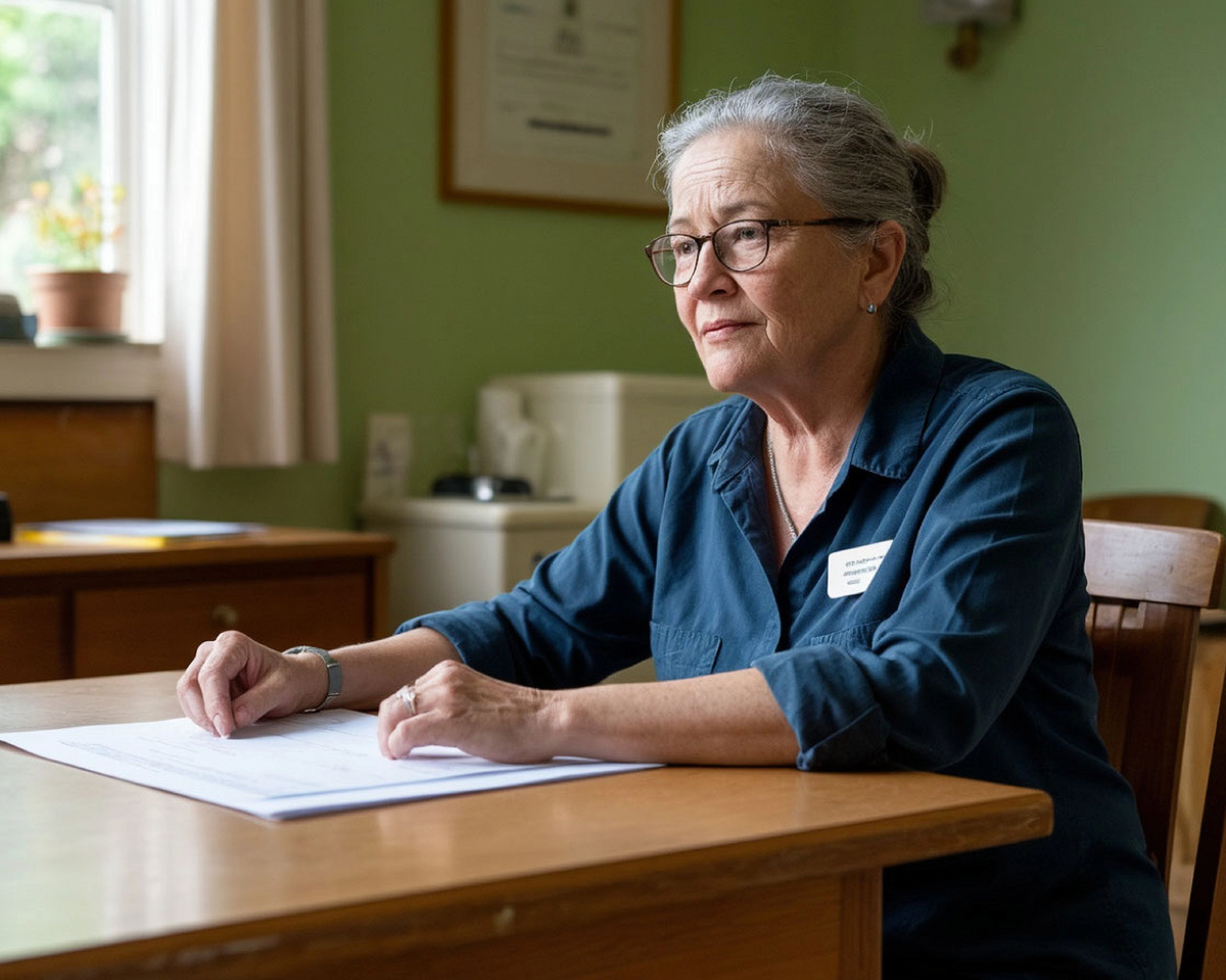 Когда я вошла в кабинет, женщина за столом даже не посмотрела на меня.