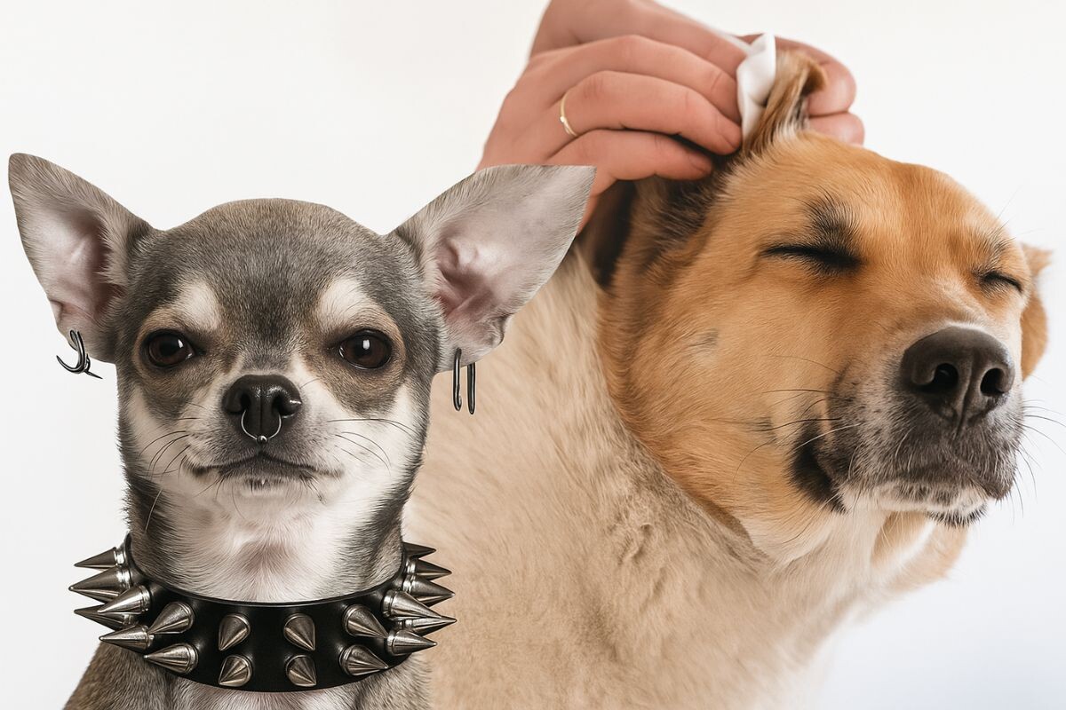 Пирсинг у собак 