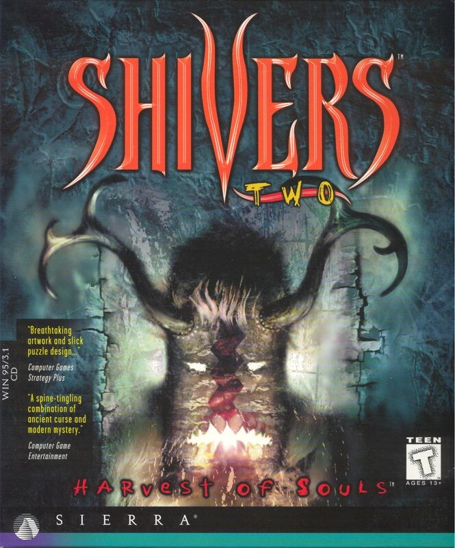 Обложка компьютерной игры Shivers II: Harvest of Souls, официальная, зарубежная версия