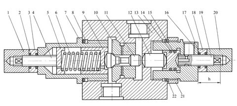 пример клапана не очень сложного