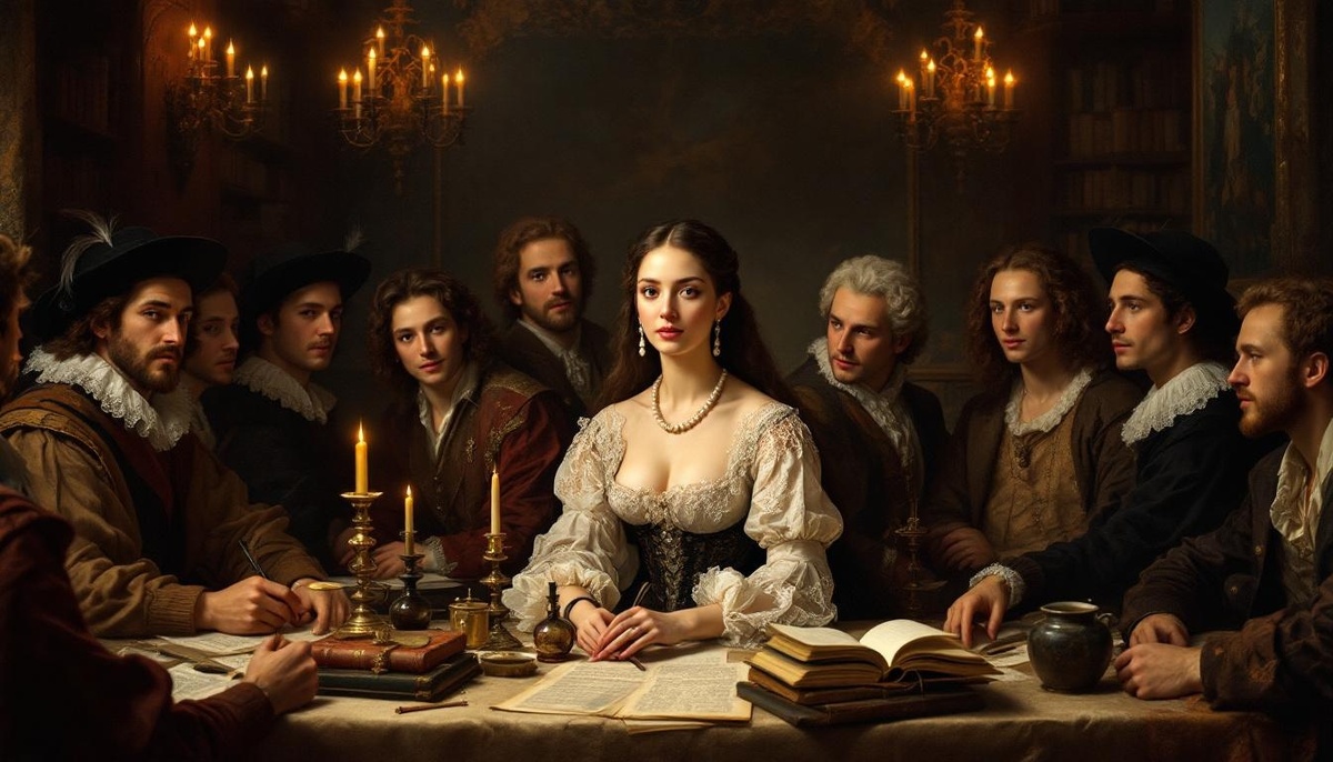 В иллюстративных целях. Таким окружение Маргариты де Валуа нарисовала мне нейросеть