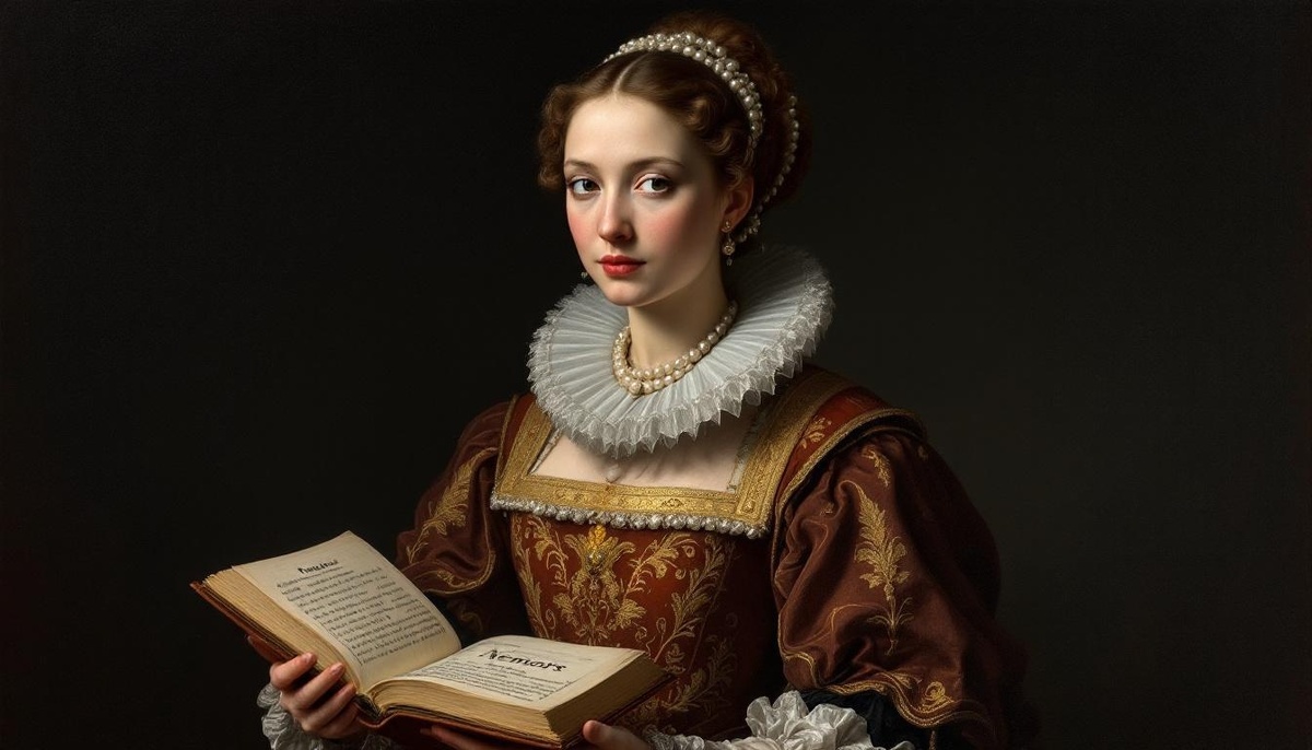 В иллюстративных целях. Такой Маргариту де Валуа нарисовала мне нейросеть.