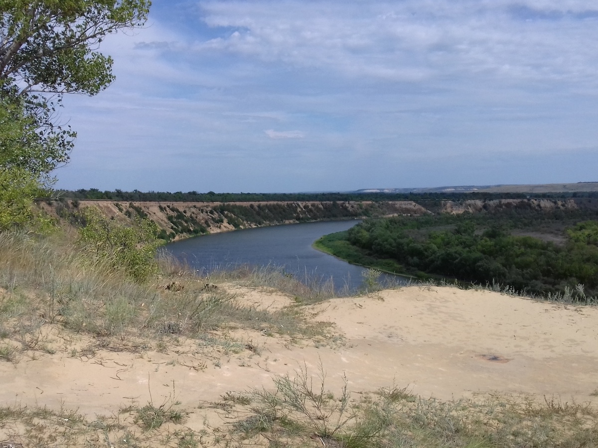 Ьерег Дону у станицы Вешенской
