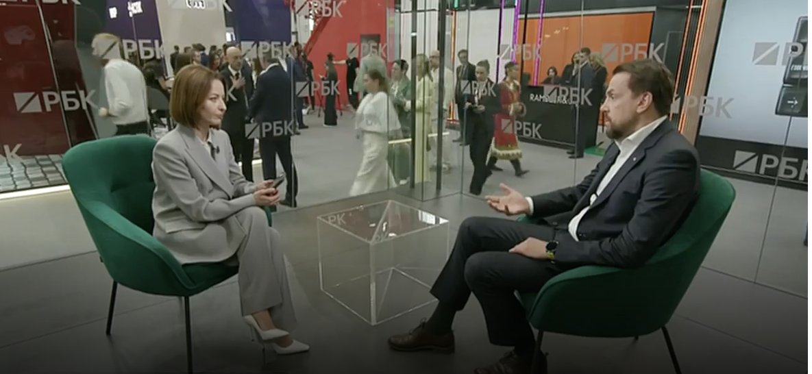 Интервью на ПМЭФ 2025. Виктор Жидков (Телеканал РБК)