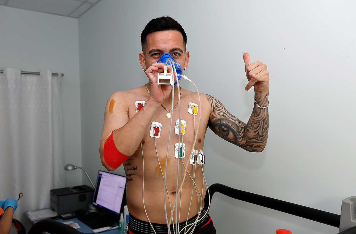 Полузащитник московского "Спартака" Эсекьель Барко готовится к сезону. Фото Spartak.com