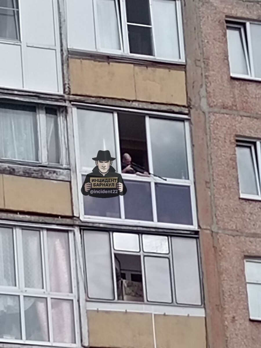    Стрельба из окна в Барнауле. Источник: "Инцидент Барнаул"