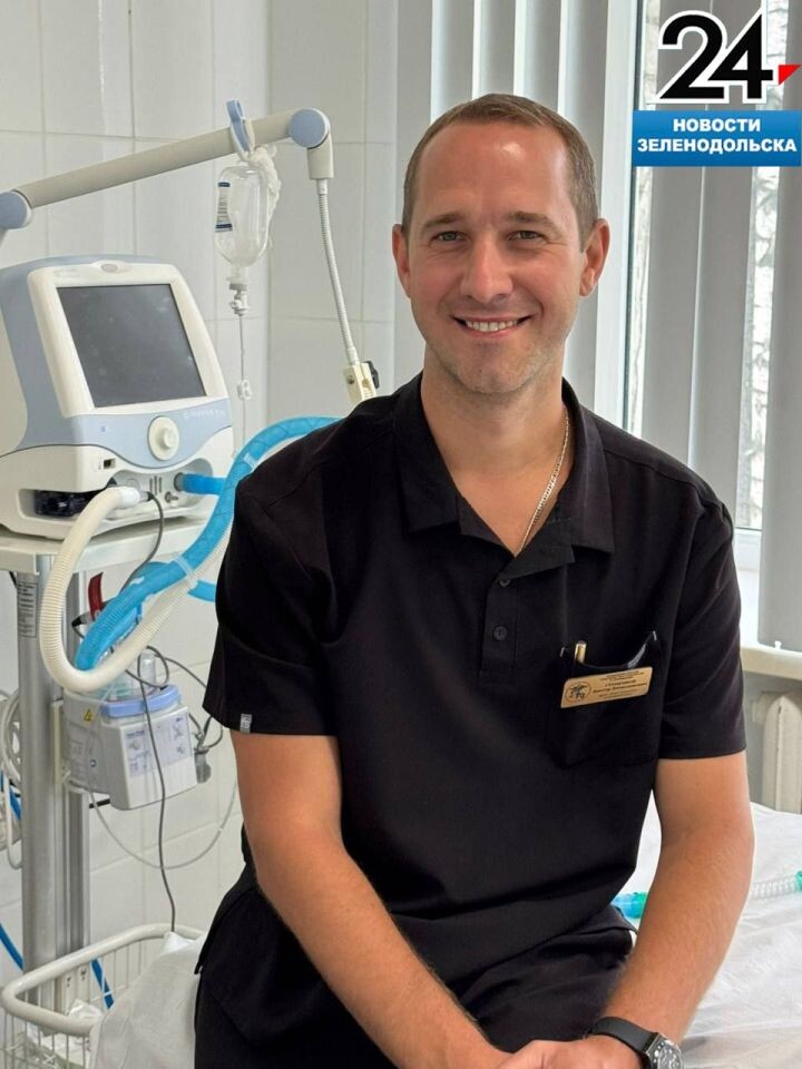 Виктор Груненков, анестезиолог-реаниматолог отделения Зеленодольской ЦРБ