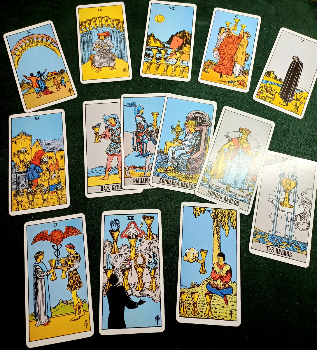 Масть кубков или чаш .⬇️