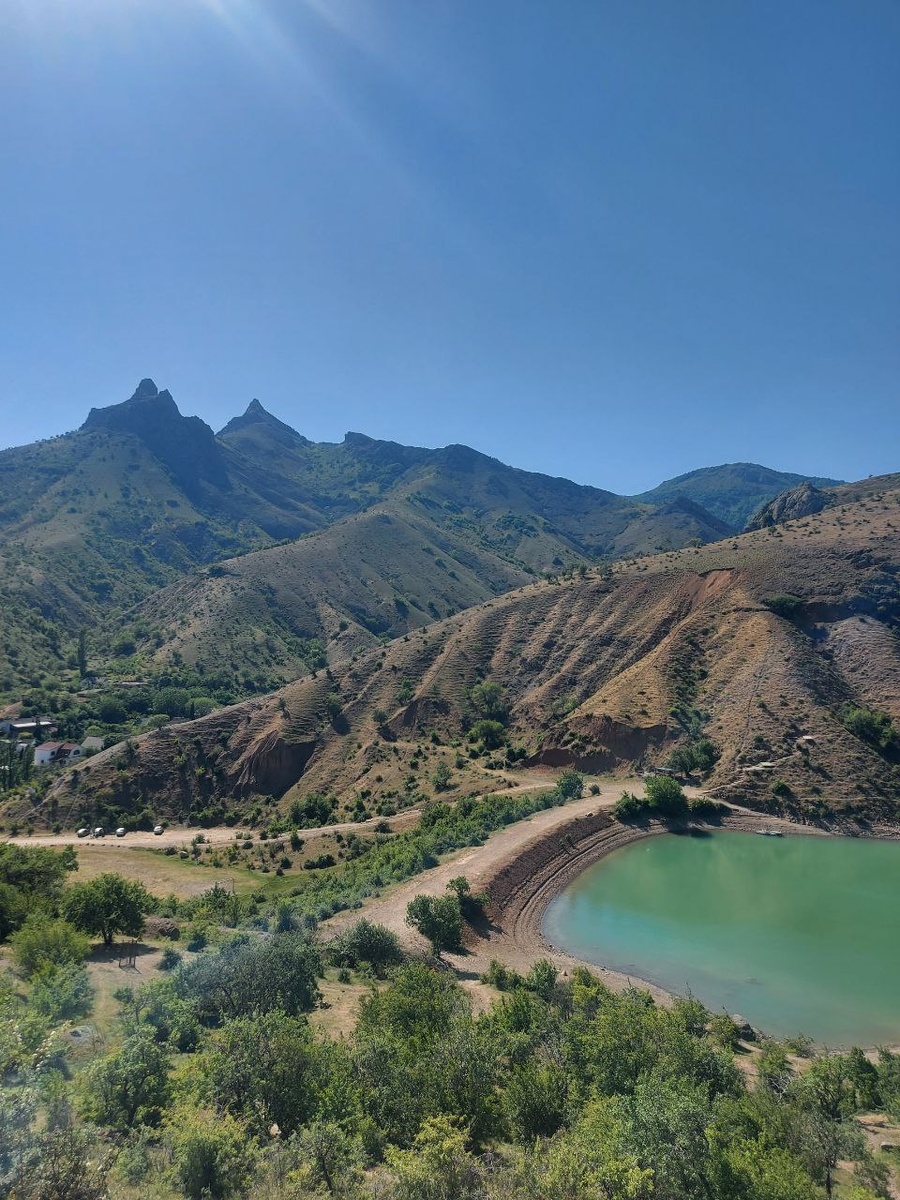 Озеро Панагия. Кстит, очень тихое место.