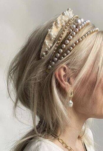 аксессуары для волос жемчуг