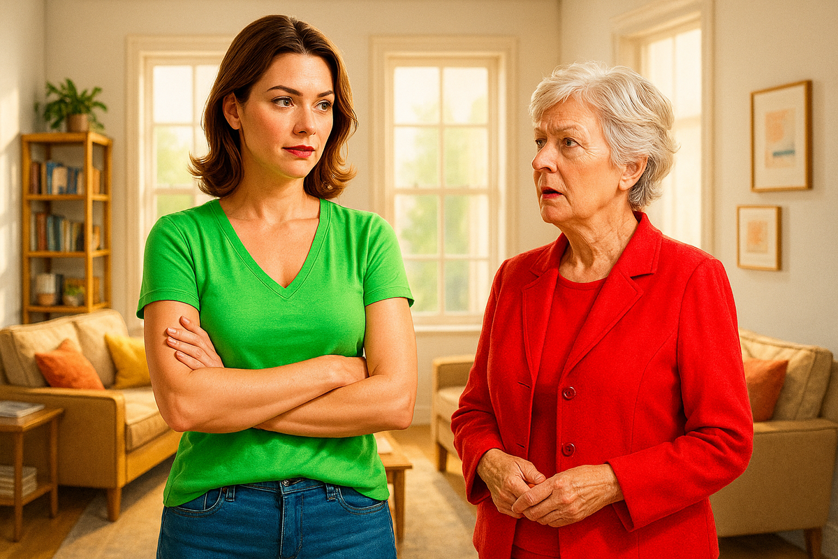 как я поставила свекровь на место