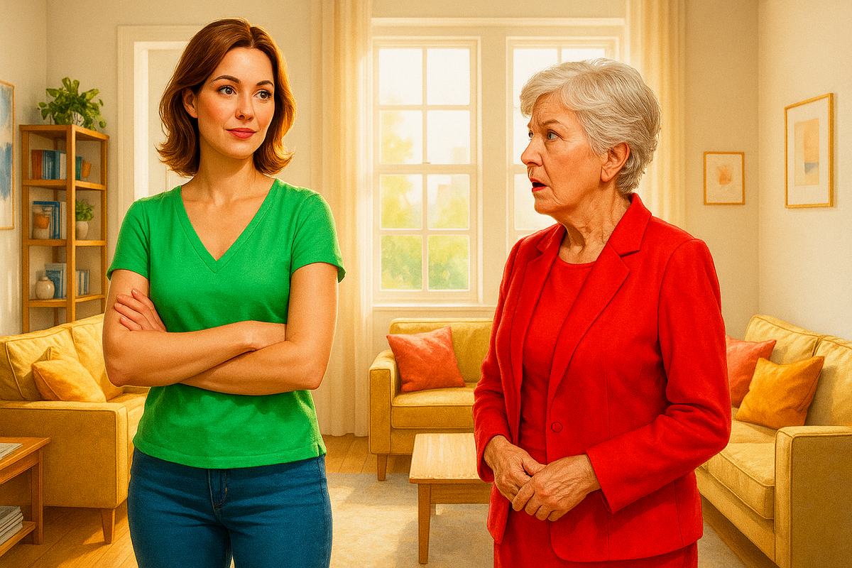 как я поставила свекровь на место