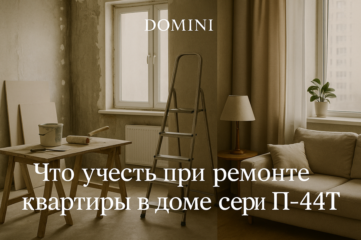    Ремонт квартир П-44Т в Москве: советы и особенности процесса