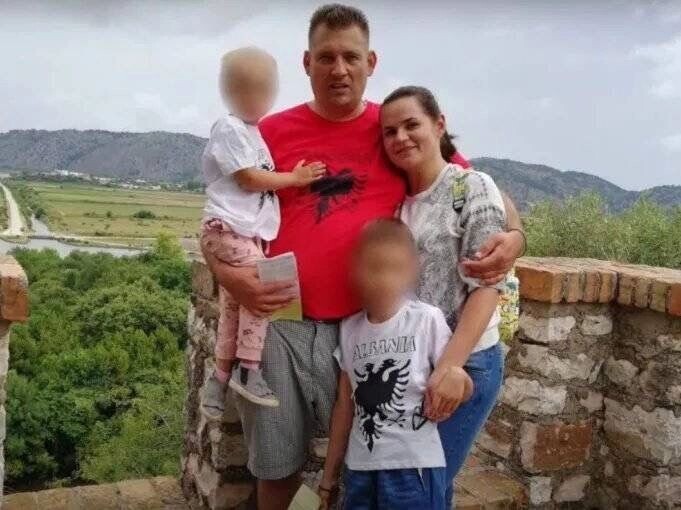 Сергей и Светлана Тихановские с детьми (фото до 2020 года). Фото: соцсети