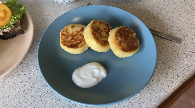 Замороженные сырники после тепловой обработки