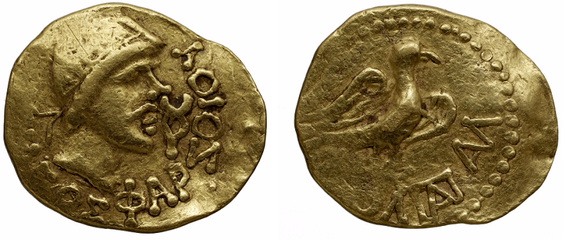 Монета сарматского царя Фарзоя, I век. Северное Причерноморье.