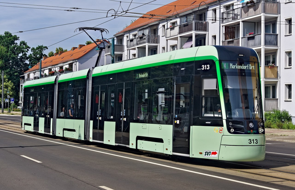 Трамваи модели ForCity Plus 46T производства Skoda Group. Источник: Tramhendi/wikipedia
