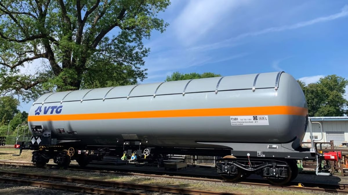 Цистерна для перевозки аммиака типа G80.106D. Источник: VTG