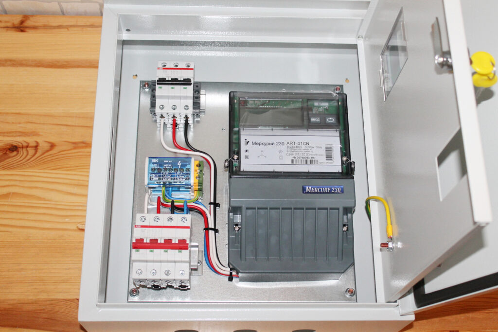 Фото примерного образца щитка