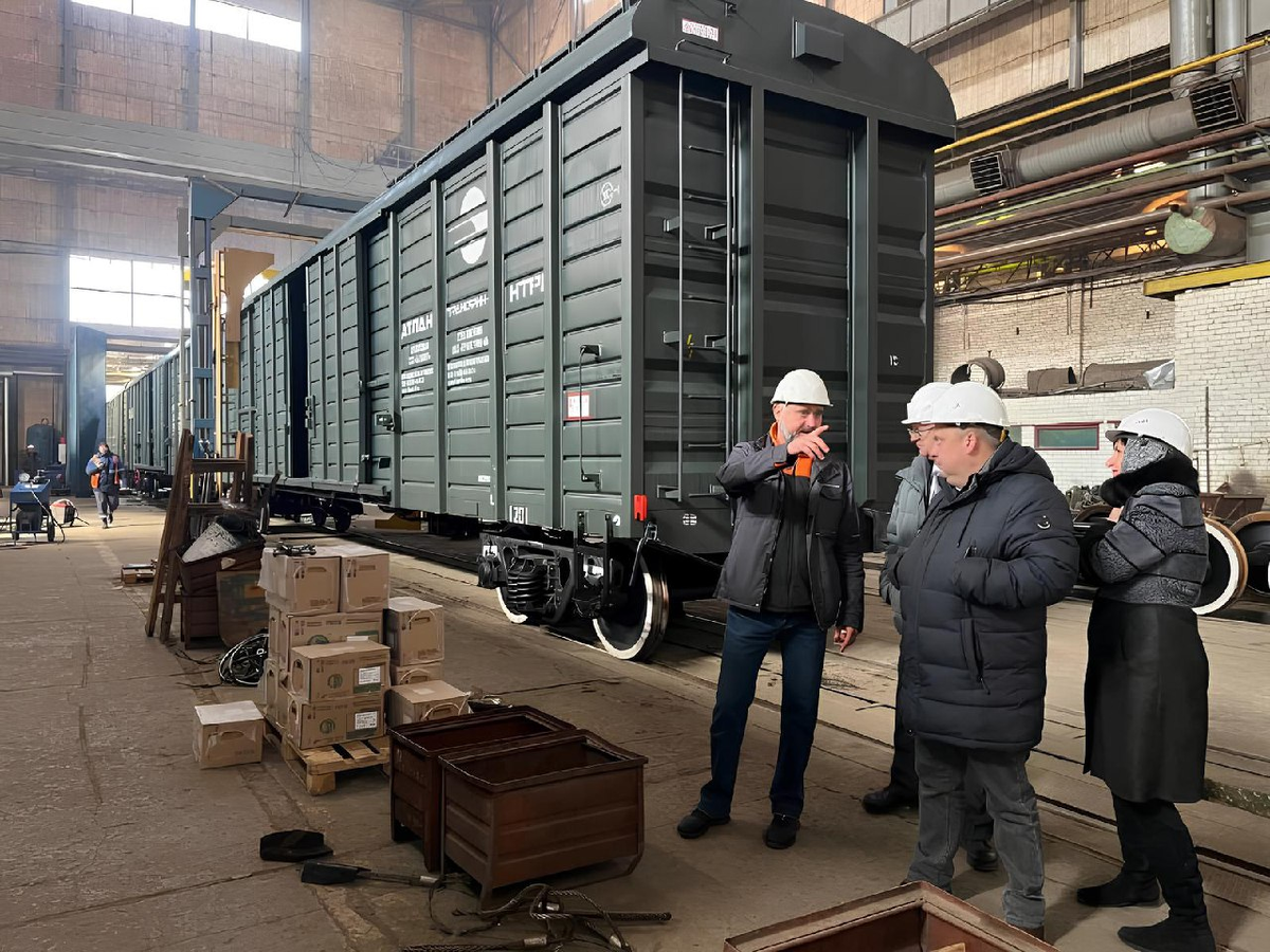 Крытый вагон, изготовленный «НовоТехРейлом». Источник: «НовоТехРейл»