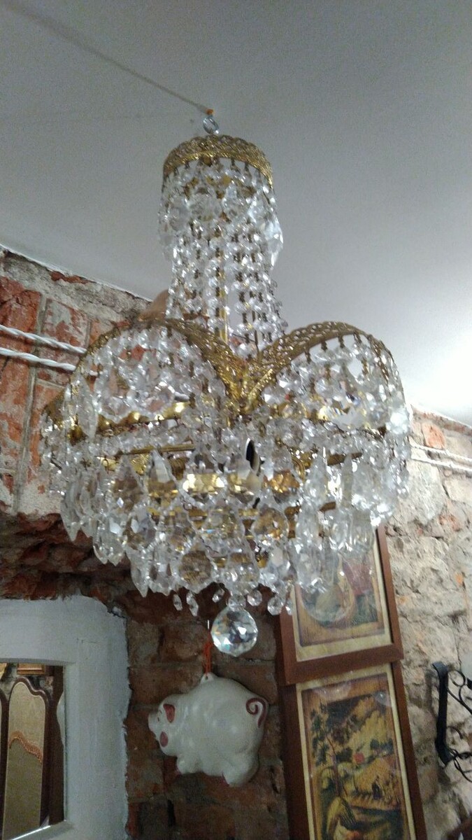 Винтажные светильники: люстра