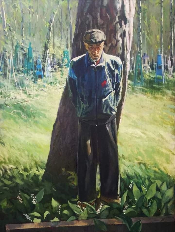 Картина «Ну вот, мама, я и старый…» Юлия Трубина