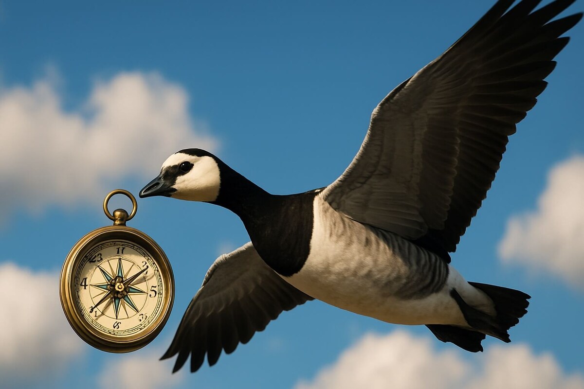    Перелетные птицы ориентируются в небе не только по магнитному полю — у них есть и другие хитрости