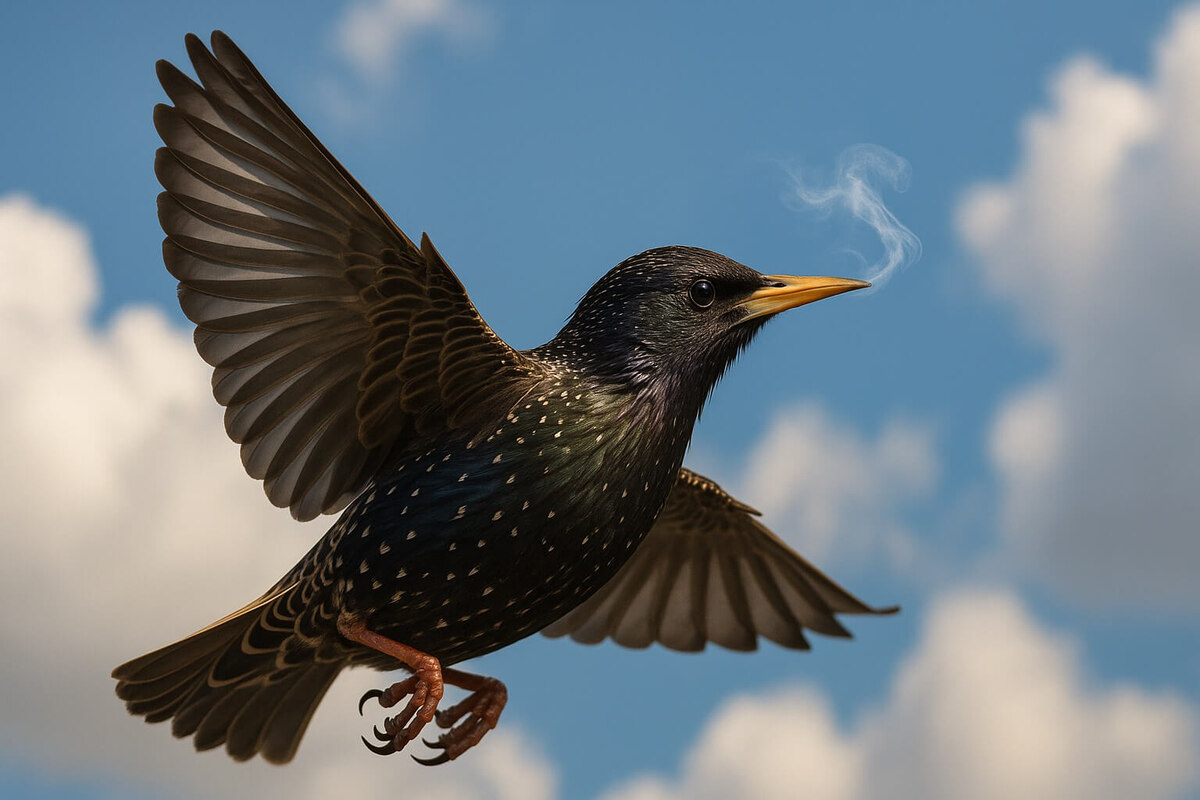    Во время перелетов птицам сильно помогает обоняние