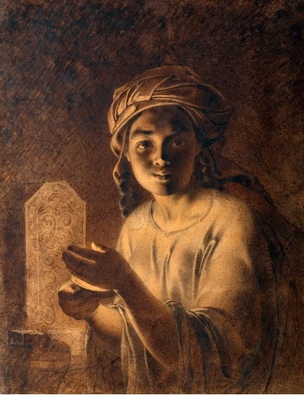 Шевченко. Поминовение умерших (Казашка Катя). 1857.