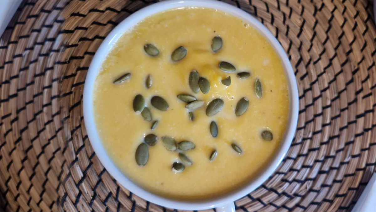 Восхитительный суп-пюре из тыквы от моей подопечной Валентины