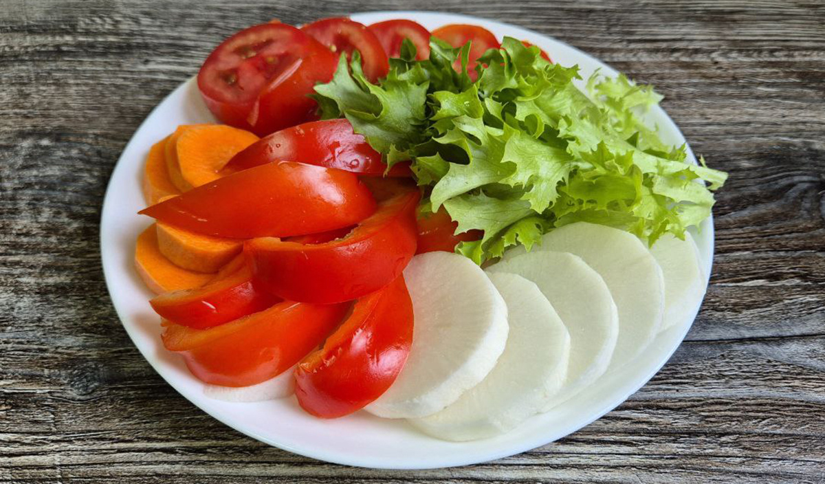 Моя овощная тарелка