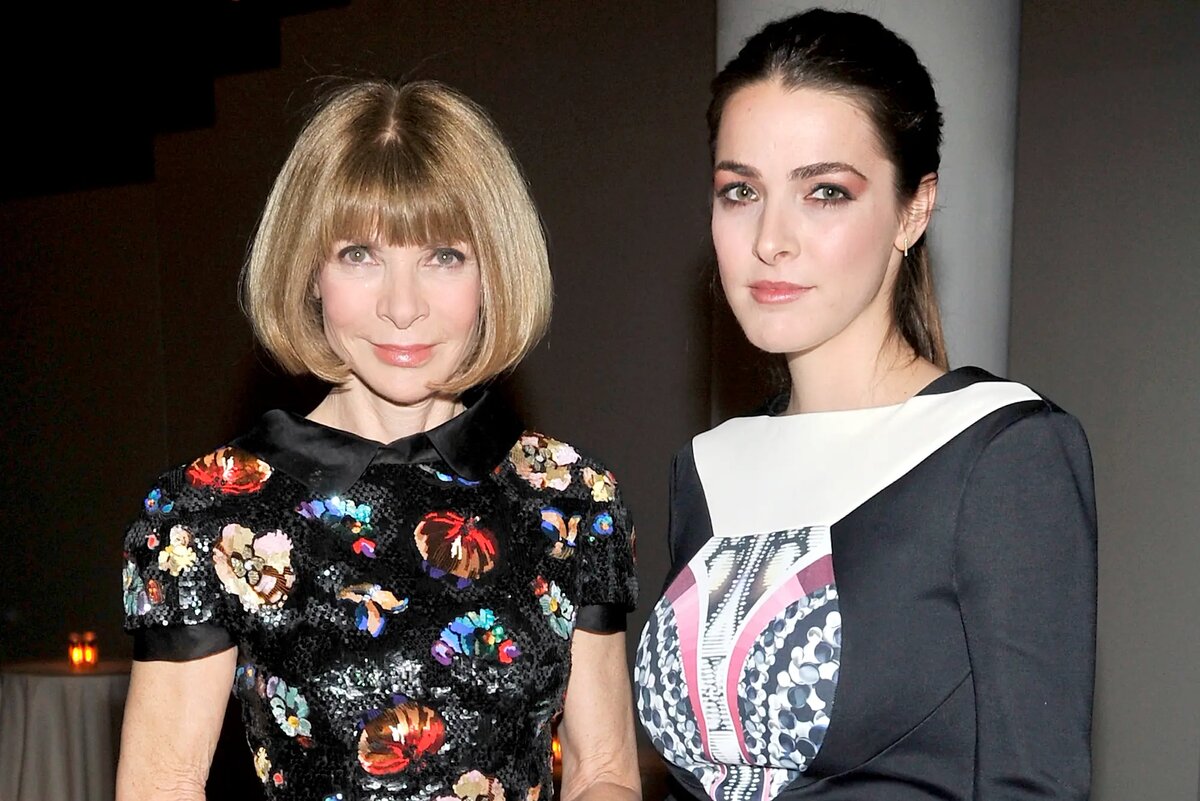 Анна Винтур с дочкой Би