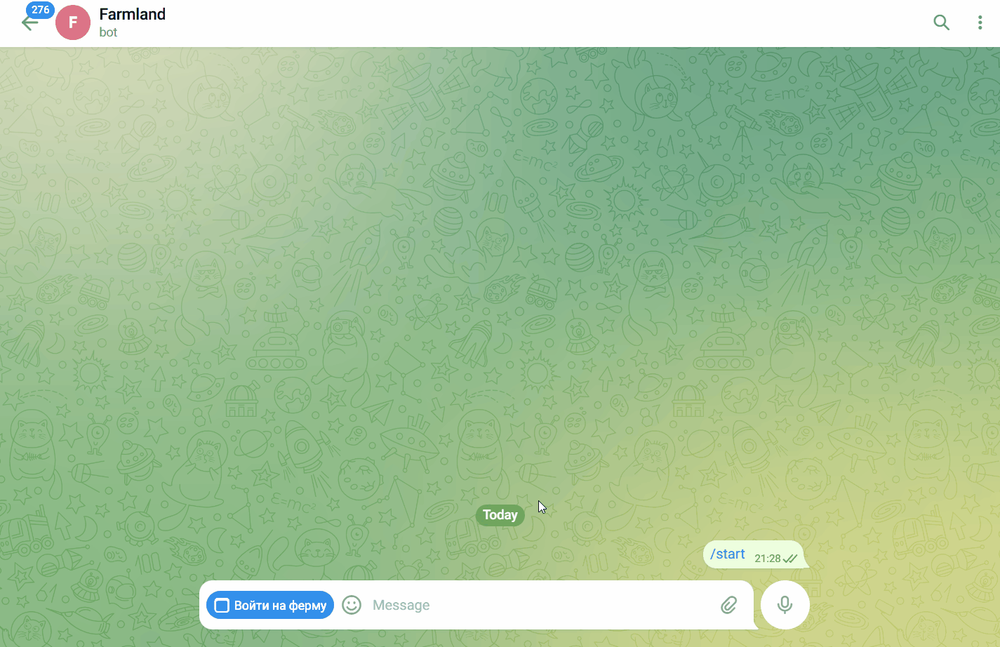 Простое поле 3x3. Тап по клетке — она "засеивается" (становится зеленой). Еще тап — "собирается урожай" (коричневой). И главное — после перезагрузки всё на своих местах!