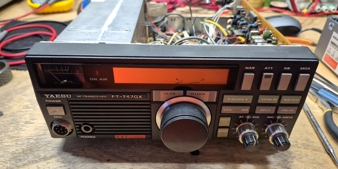 Разбили КВ трансивер YAESU FT-747