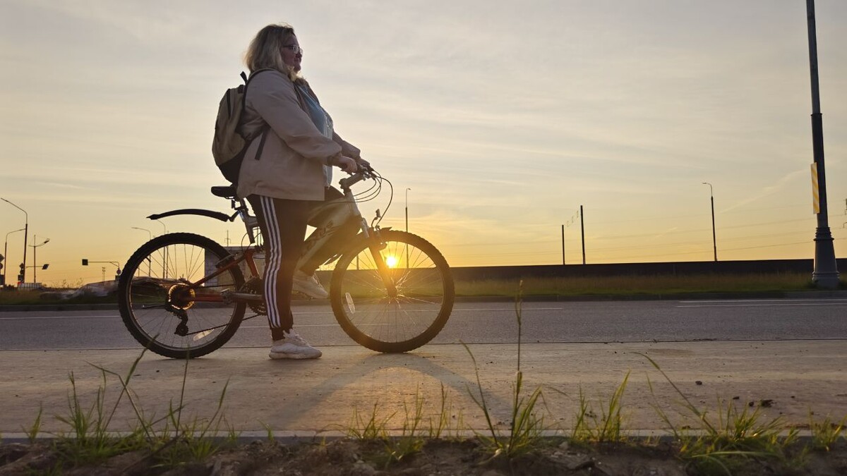 Шагомерка на велосипеде