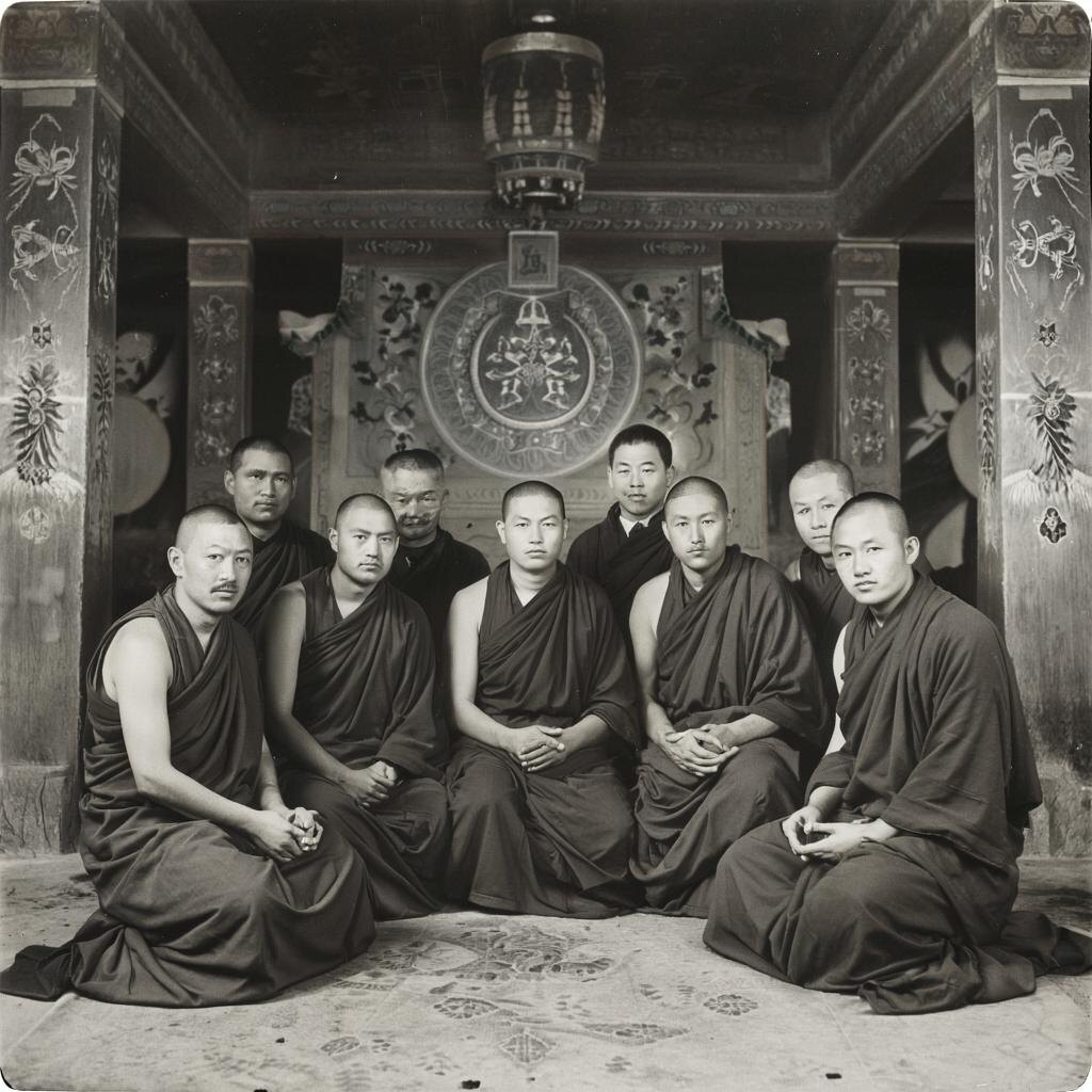 Нацистские учёные среди тибетских монахов, тибетский монастырь