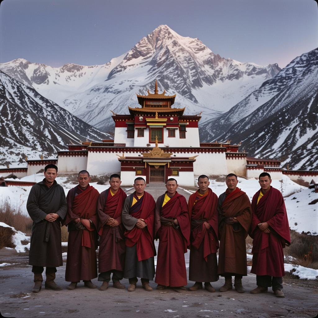 Нацистские учёные среди тибетских монахов, тибетский монастырь