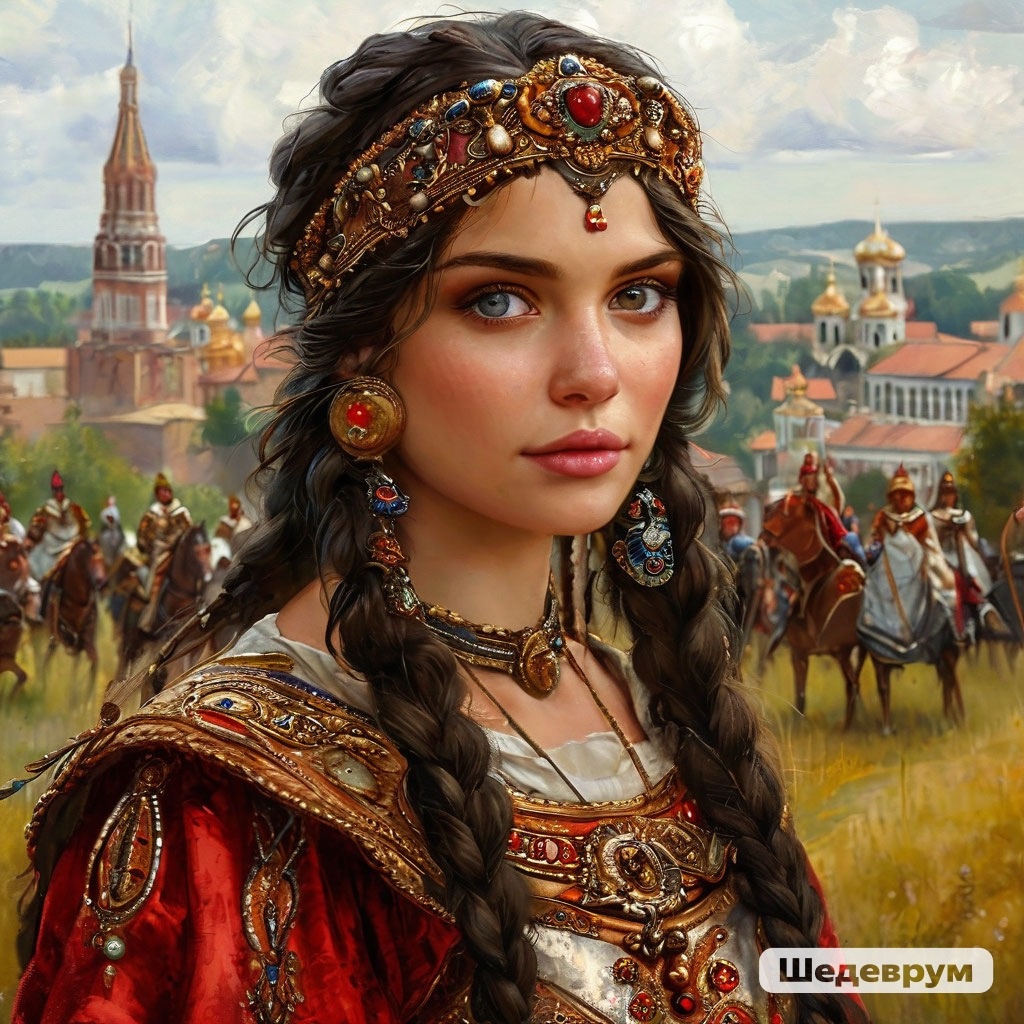 Княжна словянская Руслава (Славуна) Гостомысловна. 