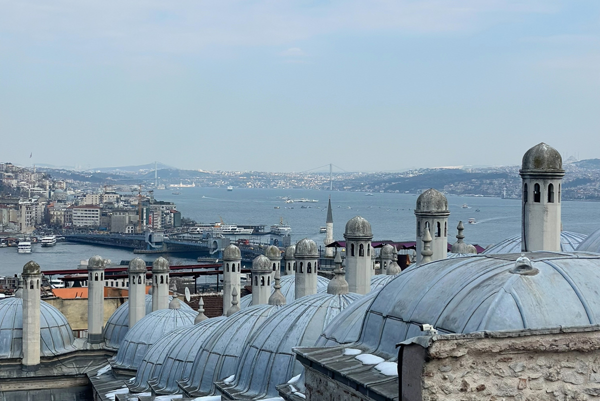 Смотровая площадка у мечети Сулеймание. Фото из личного архива. 