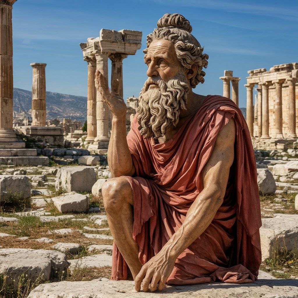 Диоген Синопский. Создано ИИ