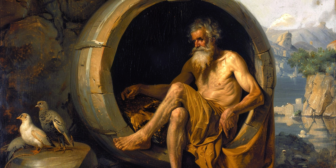 Почему философ Диоген жил в бочке