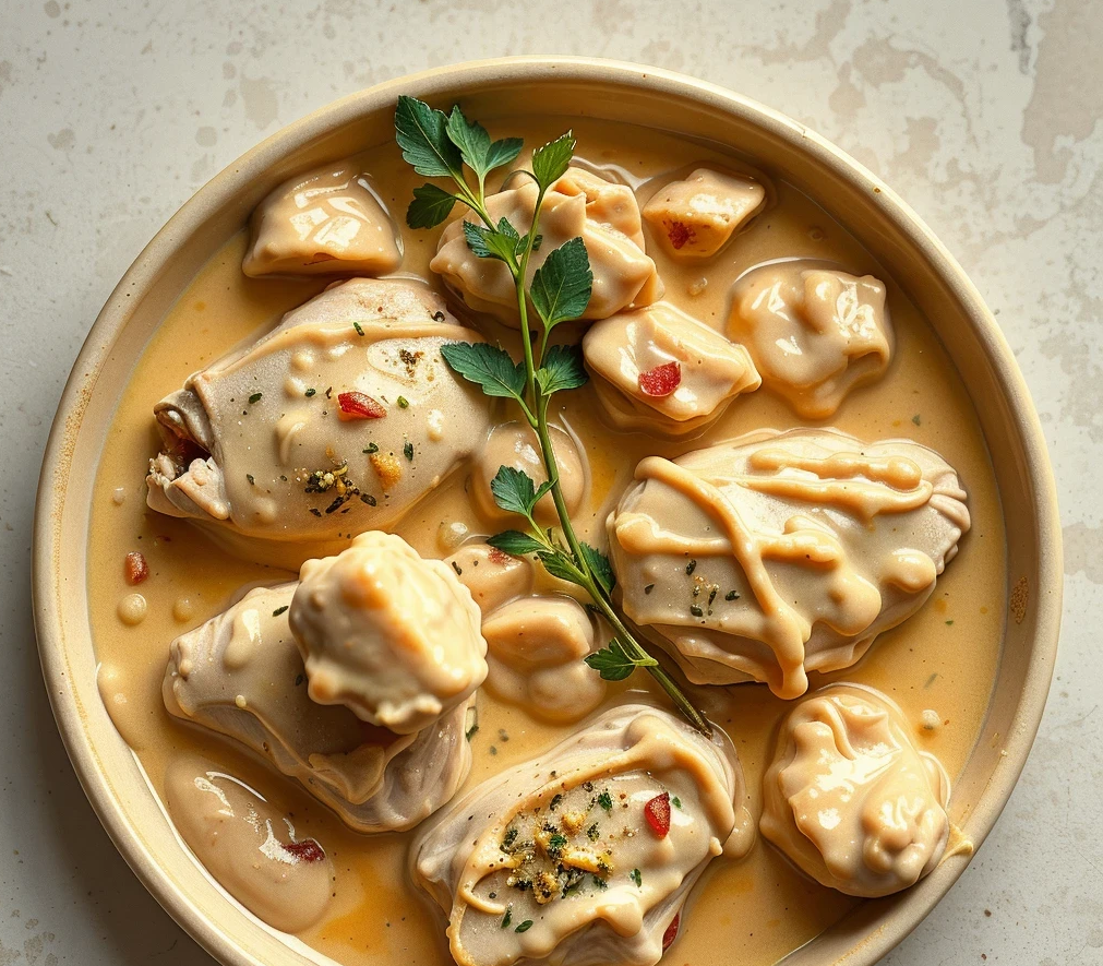 Куриная грудка в сливочном соусе