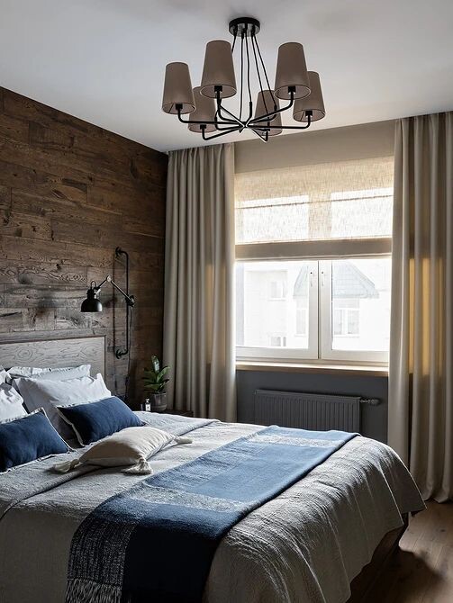 Рулонные шторы в спальню