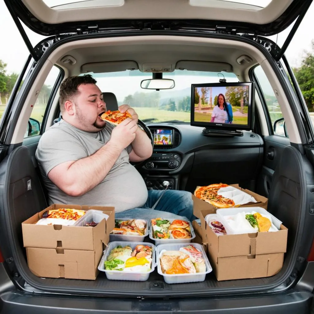 Нездоровый, но очень привлекательный образ жизни глазами Гигачата