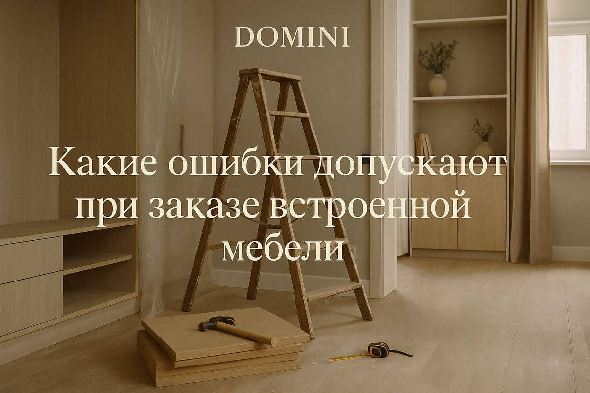    Ошибки при заказе встроенной мебели в Москве: как их избежать