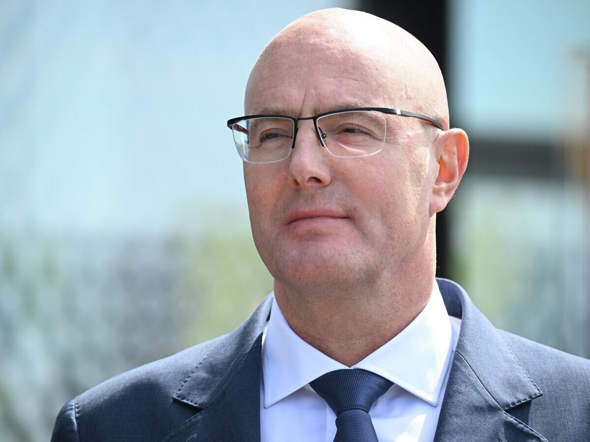    Дмитрий Чернышенко на ПМЭФ-2025© РИА Новости / Илья Питалев