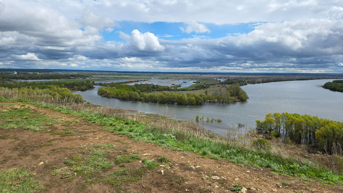 Вид с Елабужского городища